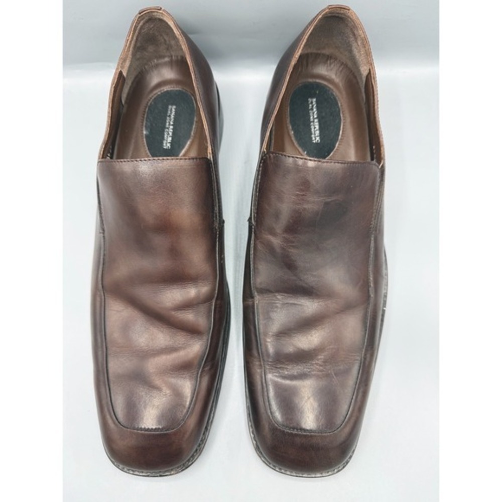 Banana Republic Men's Brown Leather Slip‎ On Loafer Size 12
